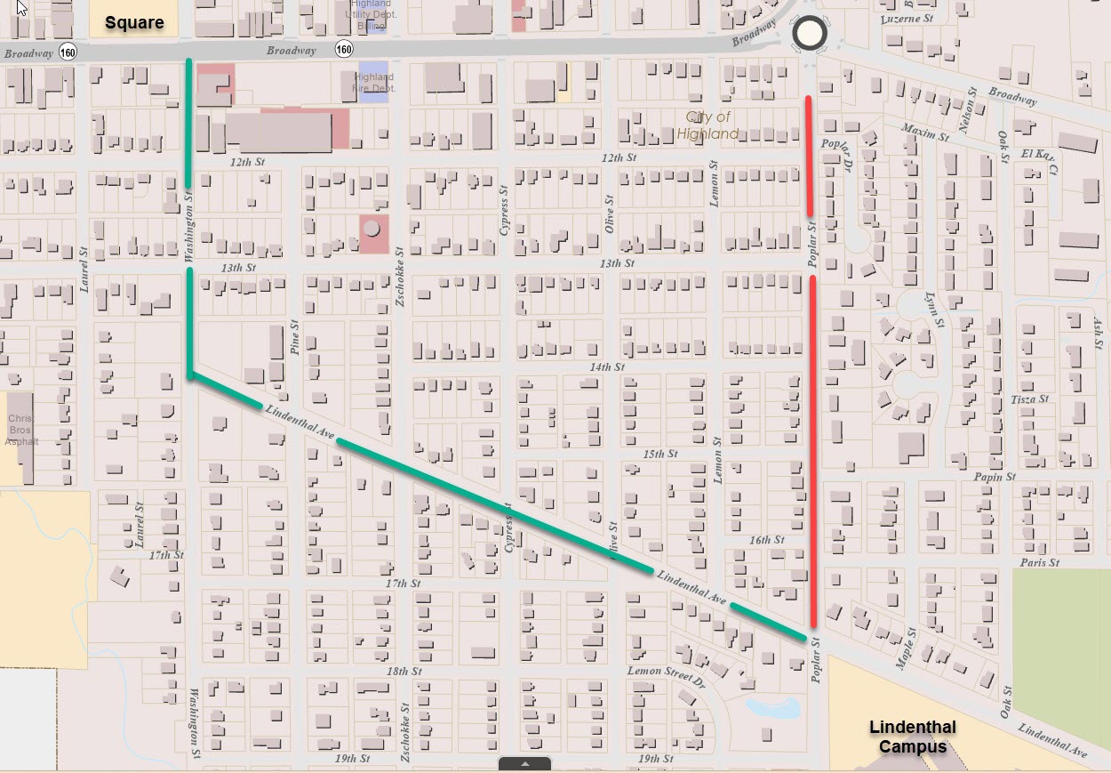 Poplar St. Resurfacing Oct. 17, 2025